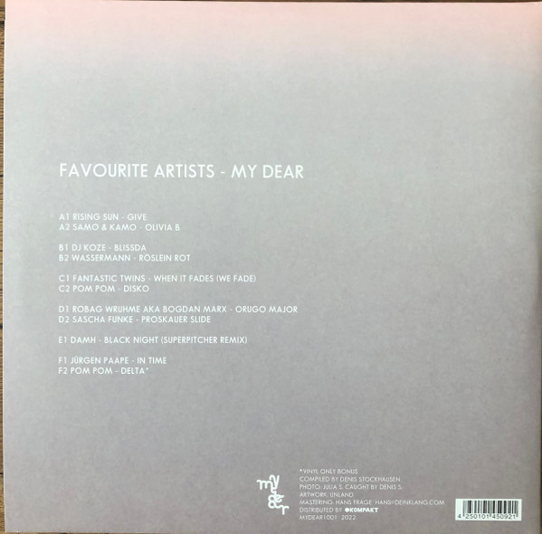 Favourite Artists - My Dear | My Dear (MYDEAR1001)
