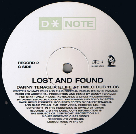 D*Note - Lost And Found | VC Recordings (VCRTDJ 25) - 3