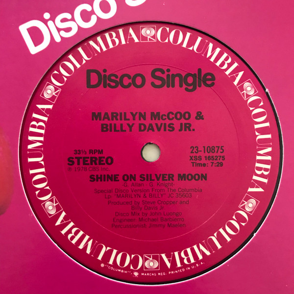 Marilyn McCoo & Billy Davis Jr. - Shine On Silver Moon | Columbia (23-10875) - main