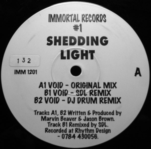 Shedding Light - Void | Immortal Records (IMM 1201)