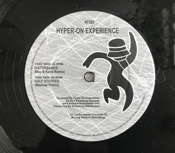 Hyper On Experience - Disturbance / Half Stepper (Remixes) | Kniteforce Records (KF286) - 3