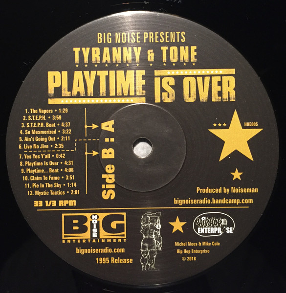 Tyranny & Tone - Playtime Is Over | Hip-Hop Enterprise (HHE005) - 3