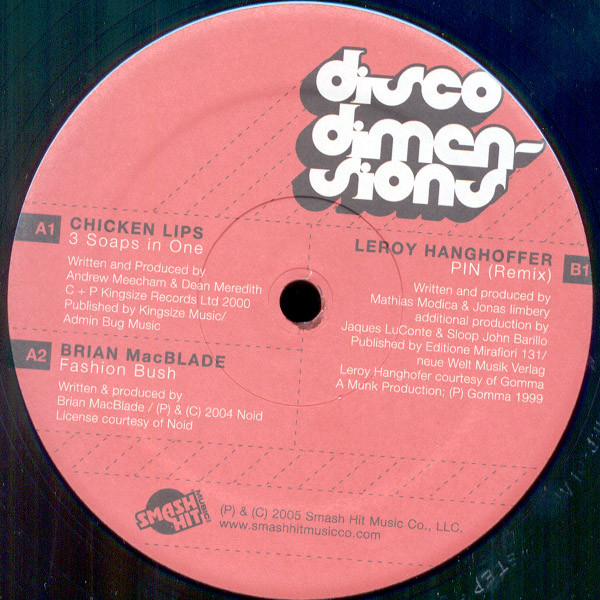 Various - Disco Dimensions EP | Smash Hit Music Co (SHMEP01) - 3 Various - Disco Dimensions EP | Smash Hit Music Co (SHMEP01) - 3