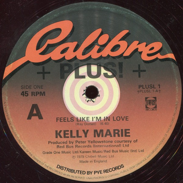 Kelly Marie - Feels Like I'm In Love | Calibre + Plus! (PLUSL 1) - main