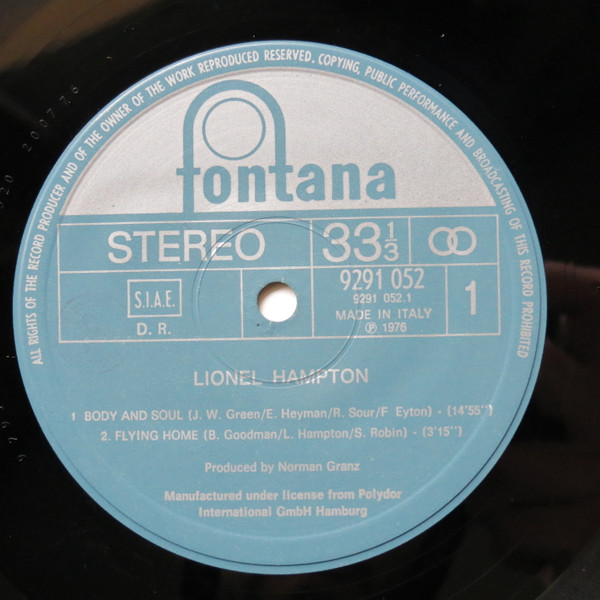 Lionel Hampton - Lionel Hampton | Fontana (9291 052) - 3