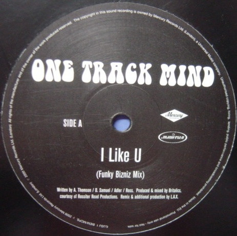 One Track Mind - I Like U | Mercury (ILUDJ 1)