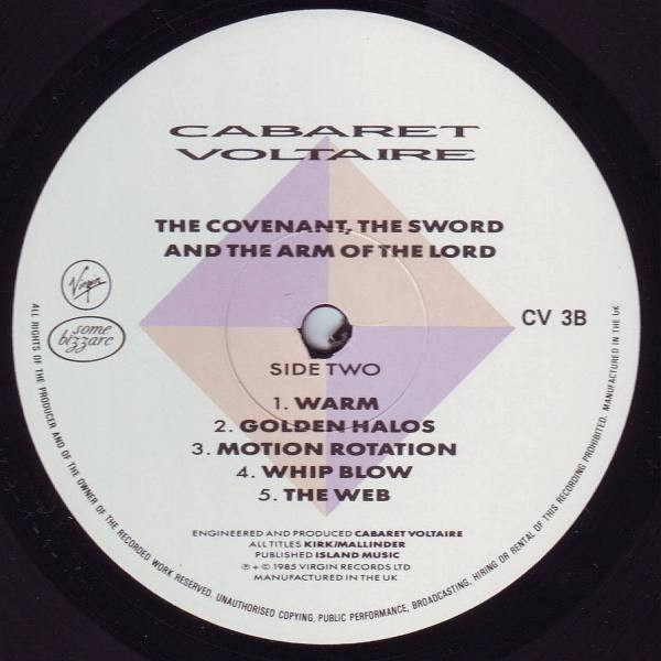 Cabaret Voltaire - The Covenant, The Sword And The Arm Of The Lord | Virgin (CV 3) - 6