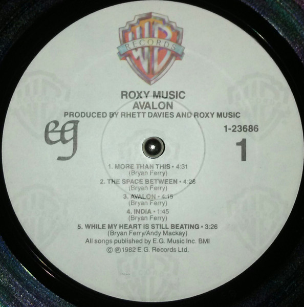 Roxy Music - Avalon | Warner Bros. Records (1-23686) - 3 Roxy Music - Avalon | Warner Bros. Records (1-23686) - 3