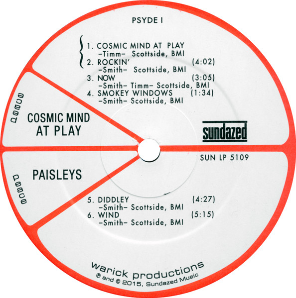 The Paisleys - Cosmic Mind At Play | Sundazed (LP 5109) - 3