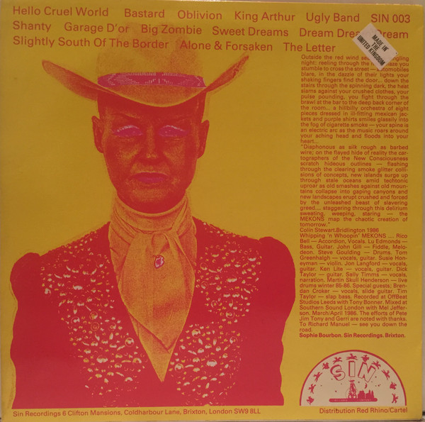 The Mekons - The Edge Of The World | Sin Record Company (SIN 003) - 2 The Mekons - The Edge Of The World | Sin Record Company (SIN 003) - 2