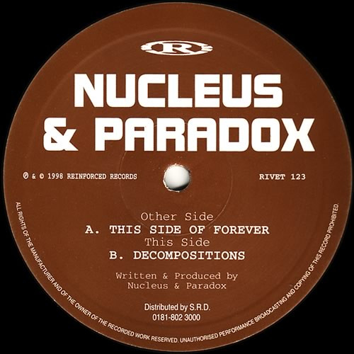 Nucleus & Paradox - This Side Of Forever / Decompositions | Reinforced Records (RIVET 123) - 4
