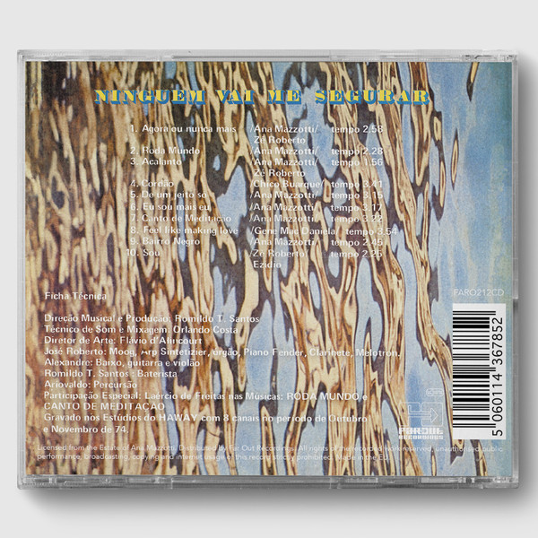 Ana Mazzotti - Ninguem Vai Me Segurar | Far Out Recordings (FARO212CD) - 2