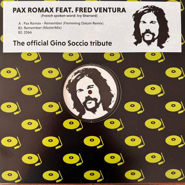 Pax Romax Feat. Fred Ventura - Remember | Random Vinyl (RV010)