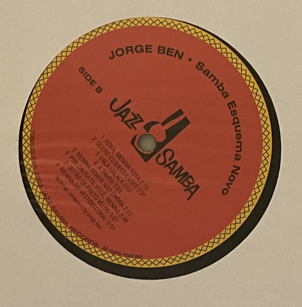 Jorge Ben - Samba Esquema Novo | Jazz Samba Records (709100) - 4