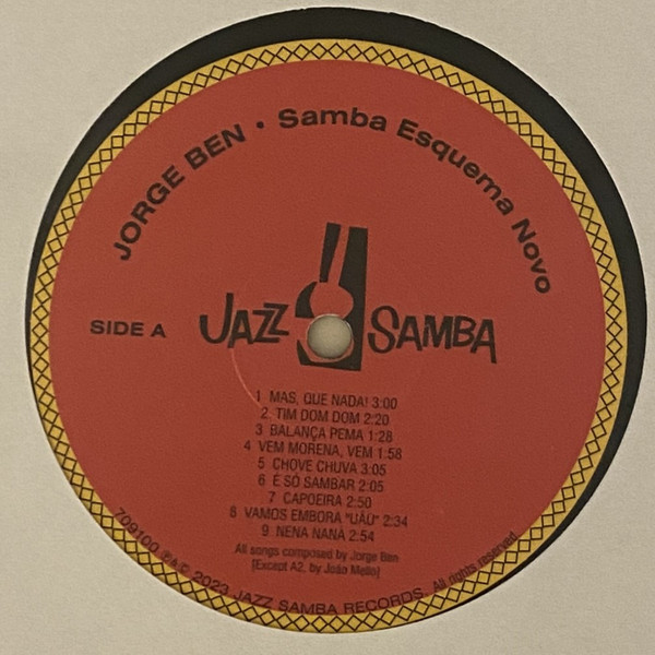 Jorge Ben - Samba Esquema Novo | Jazz Samba Records (709100) - 3