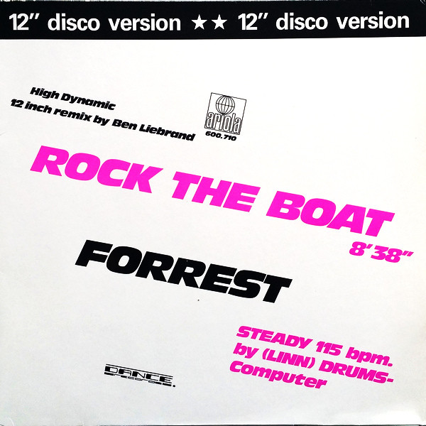 Forrest - Rock The Boat | Ariola (600.710) Forrest - Rock The Boat | Ariola (600.710)