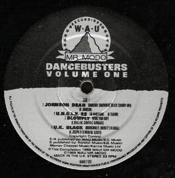 Various - Dancebusters Volume One | WAU! Mr. Modo Recordings (WAMLP 002) - 3