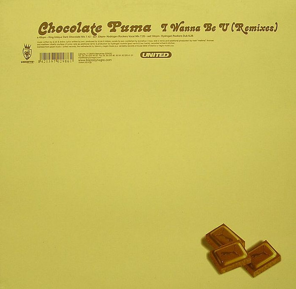 Chocolate Puma - I Wanna Be U (Remixes) | Vendetta Records (VENMX 330-R M)