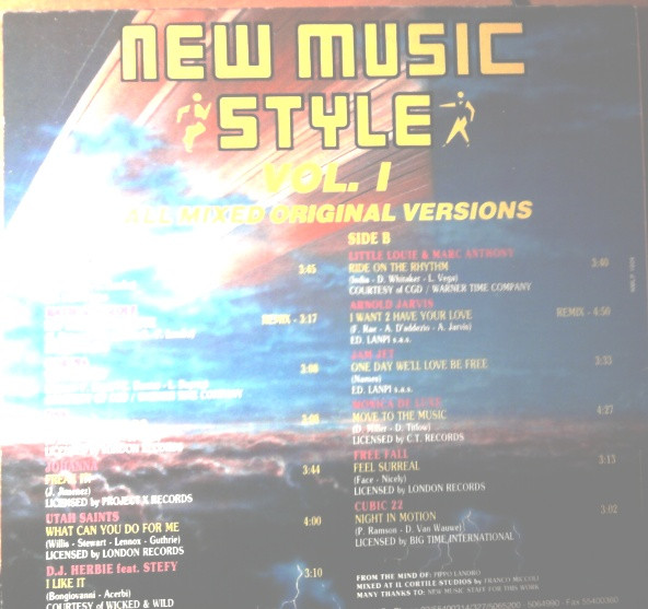 Various - New Music Style - Vol. 1 | New Music International (NMLP 1026)
