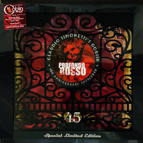 Claudio Simonetti's Goblin - Profondo Rosso (45th Anniversary 1975 / 2020) | Deep Red (LPDR006BOX)
