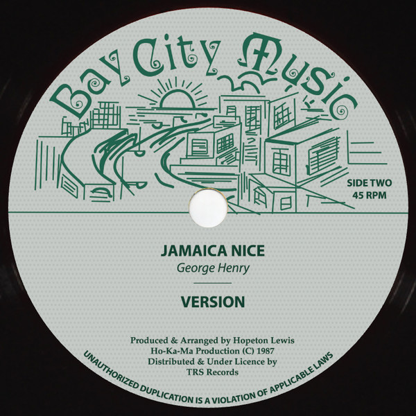 Tony Montana / Clive Lloyd / George Henry - Crosses A Follow Me / Oh Jah / Jamaica Nice | Bay City Music (TRS-BCM-1) - 2
