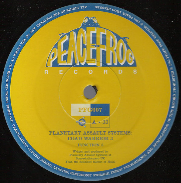 Planetary Assault Systems - Coad Warrior 3 | Peacefrog Records (PFG007) - main