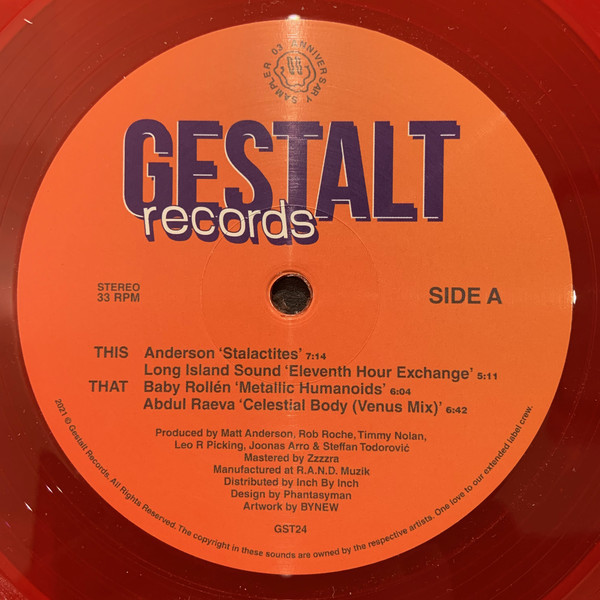 Various - Anniversary Sampler 03 | Gestalt Records (GST24)