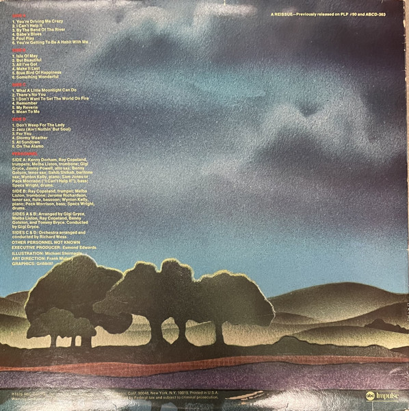 Betty Carter - What A Little Moonlight Can Do | ABC Impulse! (ASH-9321/2) - 4 Betty Carter - What A Little Moonlight Can Do | ABC Impulse! (ASH-9321/2) - 4