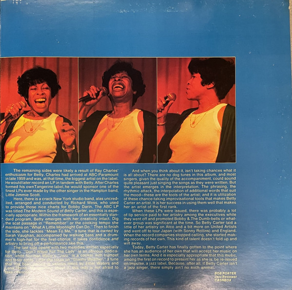 Betty Carter - What A Little Moonlight Can Do | ABC Impulse! (ASH-9321/2) - 3 Betty Carter - What A Little Moonlight Can Do | ABC Impulse! (ASH-9321/2) - 3
