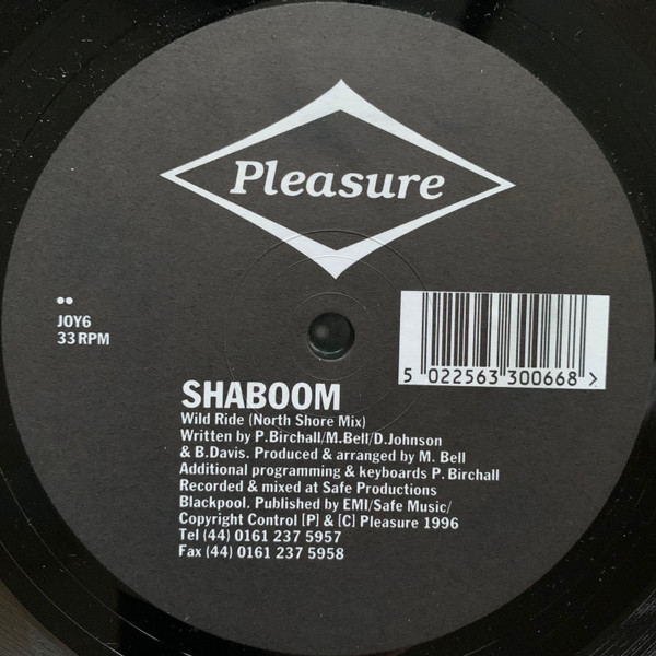 Shaboom - Wild Ride | Pleasure (JOY6) - 2