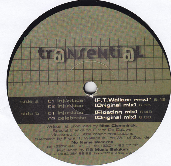 Innervasion - Injustice | Tr@nsenti@l (TR 6001) - main