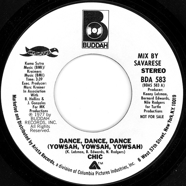 Chic - Dance, Dance, Dance (Yowsah, Yowsah, Yowsah) | Buddah Records (BDA 583) - 2