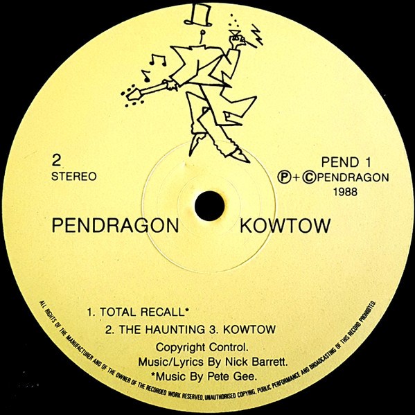 Pendragon - Kowtow | Toff Records (PEND 1) - 3