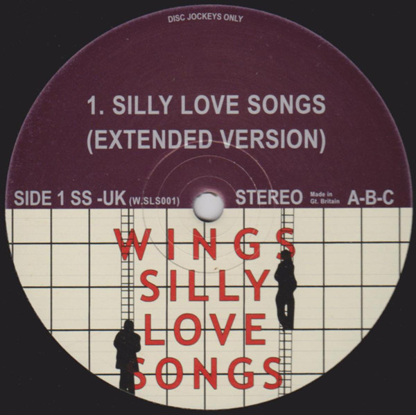 Wings - Silly Love Songs (Extended Version) | Not On Label (W.SLS001) - main Wings - Silly Love Songs (Extended Version) | Not On Label (W.SLS001) - main