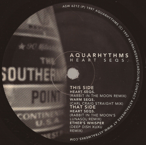 Aquarhythms - Heart Seqs. | Astralwerks (ASW6212) - main