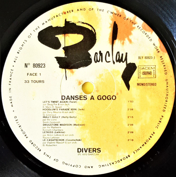Various - Danses A Gogo | Barclay (80.923) - 4