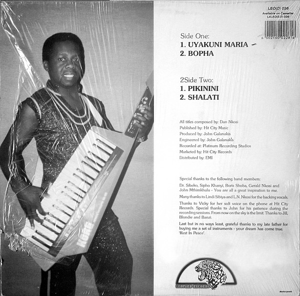Dan Nkosi - Uyakuni Maria | Leopard Records (LEO (O) 036) - 2
