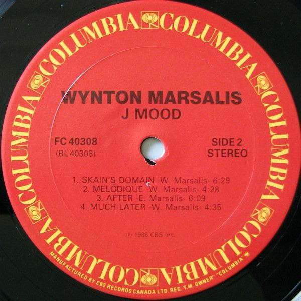 Wynton Marsalis - J Mood | Columbia (FC 40308) - 4