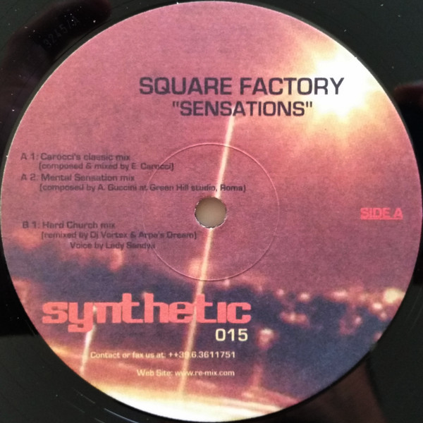 Square Factory - Sensations | Synthetic (synthetic 015)