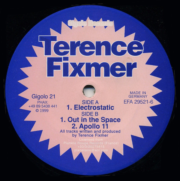 Terence Fixmer - Electrostatic | International Deejay Gigolo Records (Gigolo 21)