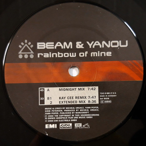 Beam & Yanou - Rainbow Of Mine | EMI (7243 8 88027 6 5) - 3