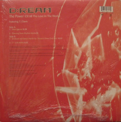 D:Ream - The Power (Of All The Love In The World) | Magnet (MAG1039T) - 2
