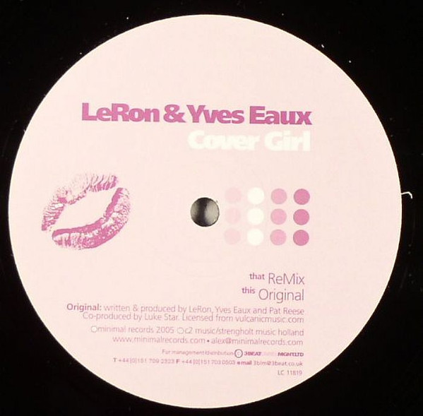 Le Ron & Yves Eaux - Covergirl | Minimal Records (MR 037)