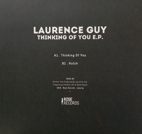 Laurence Guy - Thinking Of You EP | Rose Records (ROSE 09) - 2