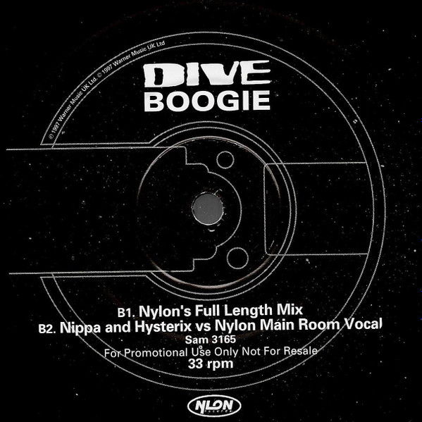 Dive - Boogie | Nylon Records (SAM 3165) - 3