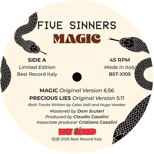 Five Sinners - Magic | Best Record Italy (BST-X105) - 2