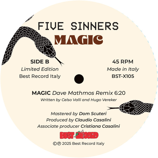Five Sinners - Magic | Best Record Italy (BST-X105) - 3
