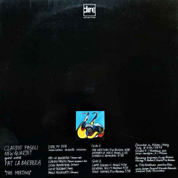 Claudio Fasoli New Quartet , Pat LaBarbera - The Meeting | Dire (FO 358) - 4 Claudio Fasoli New Quartet , Pat LaBarbera - The Meeting | Dire (FO 358) - 4