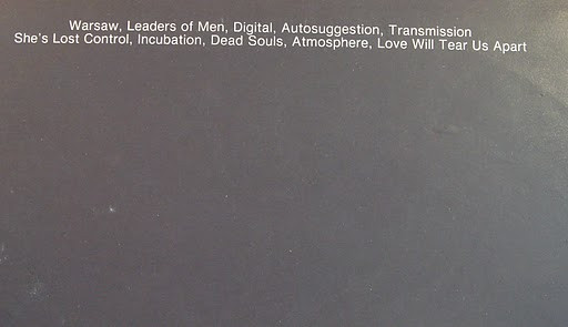 Joy Division - Substance | CGD (INT 20840) - 3