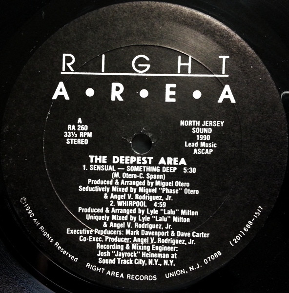 Various - The Deepest Area EP | Right Area Records (RA 260)